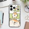 Funny Dog Corgi Black Phone Case For IPhone 17 16 15 14 13 12 13 12 11 Pro Max Plus XS XR Silicone Soft Back Cover
