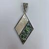 Geometric Shell Pendant Necklace Jewelry Making Accessory For Diy Crafts