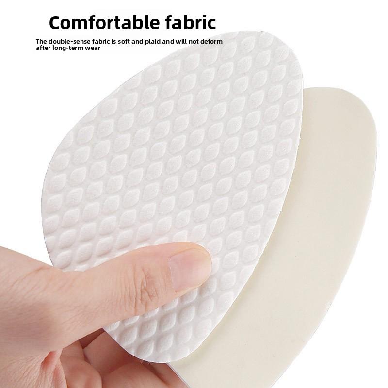 Latex Forefoot Pad High Heels Soft Shock Absorption Sweat Absorption Invisible Breathable Cool Wood Pulp Non-slip Half Size Pad