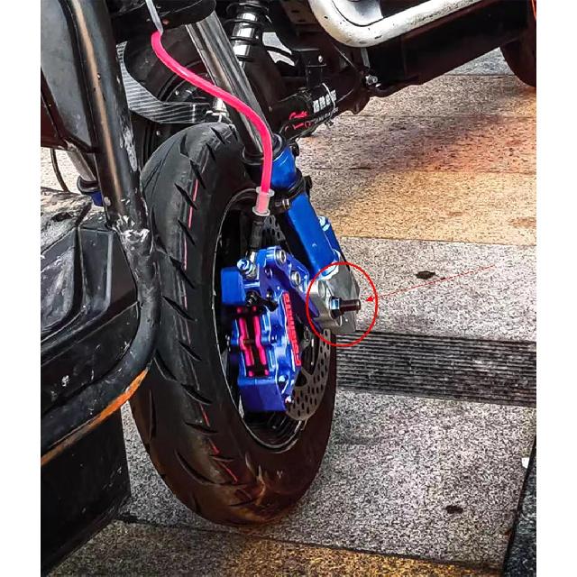 Multicolor M10/12 X220-360mm Motorcycle Front Wheel Shock Axle Medium Axle For Honda Yamaha RSZ JOG FORCE M3 Niu Scooter Parts