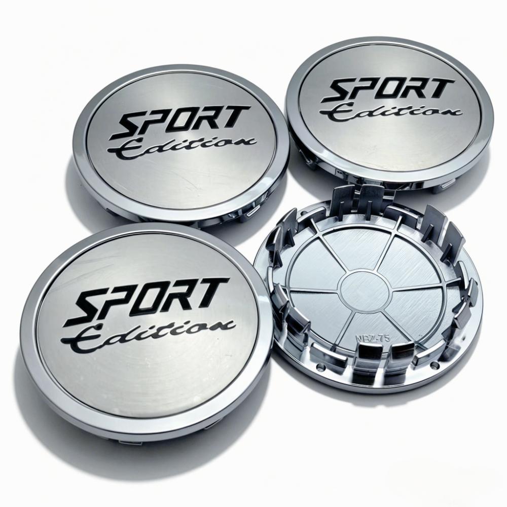 

4pcs Sport Edition Logo Emblem Badge Car Wheel Center Caps 75MM Clips 65MM Wheels Hub Cap Rim Hubcaps Dust Cover Car Accessories Sport Edition Badge&4pcs NBZ75 Wheel Cap