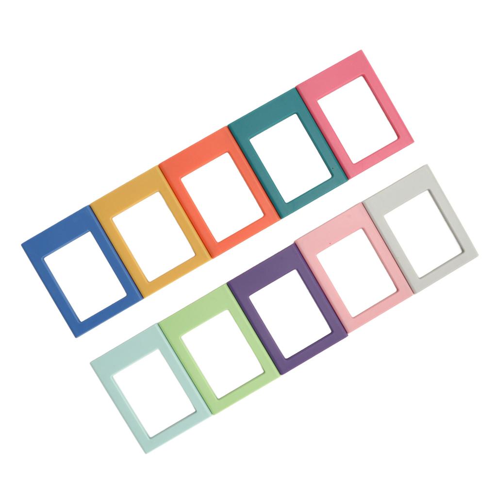 10 Stück 3 Zoll Kühlschrankmagnete Bilderrahmen Kühlschrank Magnetischer Fotorahmen für Aktenschränke Lagerschränke