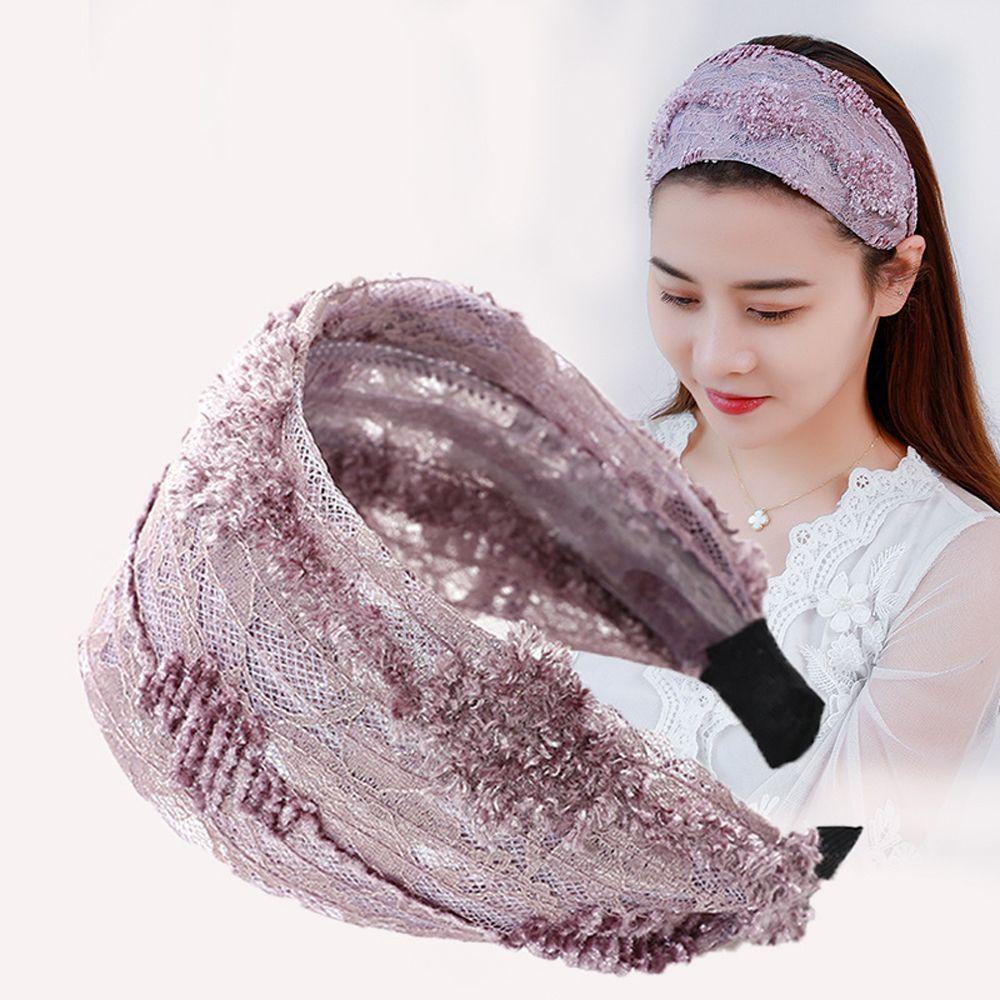 Wash Face Summer Cloth Korean Style Hair Hoop Wide Edge Headband Headdress Female Hair Hoop