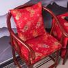 Red Chinese Style Home Chair Pad Pillow Set Living Room Solid Wood Chair Soft Cushion Tea Room Decoration Anti-slip Seat Mats