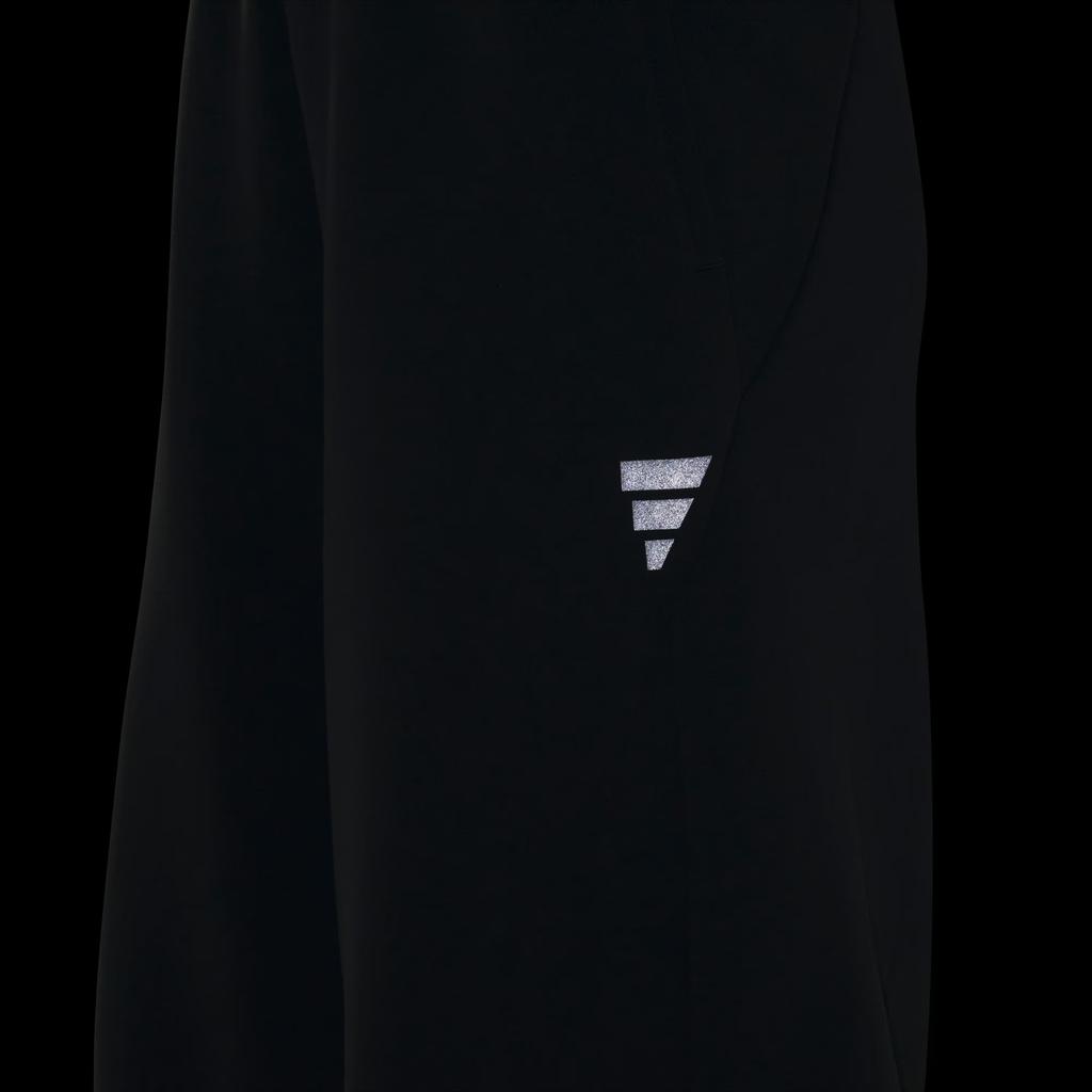 adidas Pantaloni della tuta FOS Lavorazione a maglia larga Comodi Pantaloni casual Donna Pantaloni neri KS0077