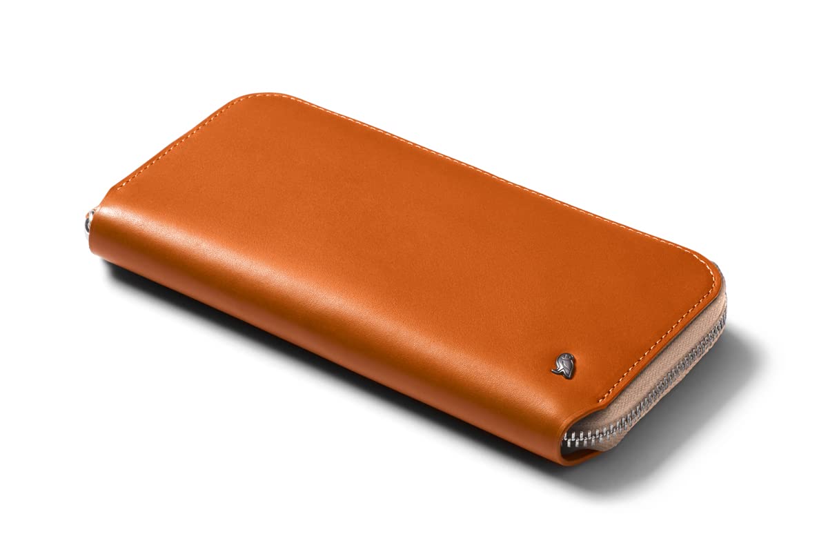 

Bellroy Folio two bill compartments for unfolded a magnetic coin pouch for easy and a Terracotta (Holds 10-14 cards, bills, access, smartphone) -
