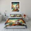 "Charming Bunny In Wonderland" Bedding Sets Duvet Covers Pillowcases(1* Duvet Cover 2* Pillowcases Without Duvet Insert)