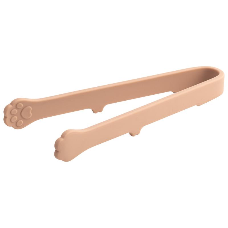 Creative Japanese Cat Paw Shape Silicone Mini Snack Food Tongs Non-Slip Handles Bbq Bread Ice Cube Clip Kitchen Accessories