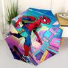 Spider-Man, Skateboarding Automatic Opening and Closing Umbrella, Compact Travel Umbrella, Lightweight and Portable, Suitable for Beach Comm
