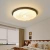 Modern Minimalist Walnut Ceiling Light - Chinese Style for Living Room, Bedroom, Corridor, or Balcony