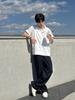 FRAGE Light Straight Pants - Navy