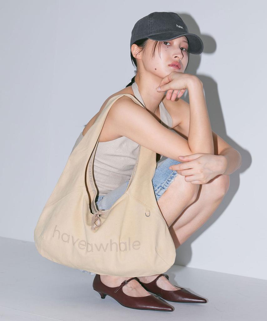 HAVEAWHALE Cotton Baguette Eco Bag (Ye)