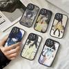 Watamote K-Kuroki T-Tomoko Leather Phone Case For IPhone 16 15 14 13 12 11 Pro Max Plus Shockproof Cover