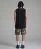 Noming Camo Einfalten-Taschen Weite Bermuda-Shorts - Grün