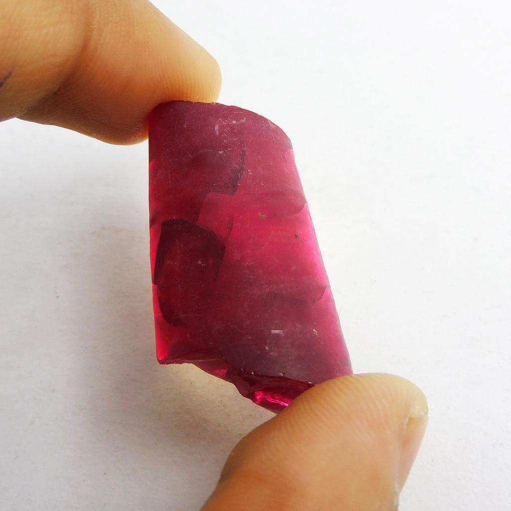 Natural CERTIFIED Red 54.80 Ct Ruby Rough Uncut Huge Size Loose Gemstone P-1026-Sa