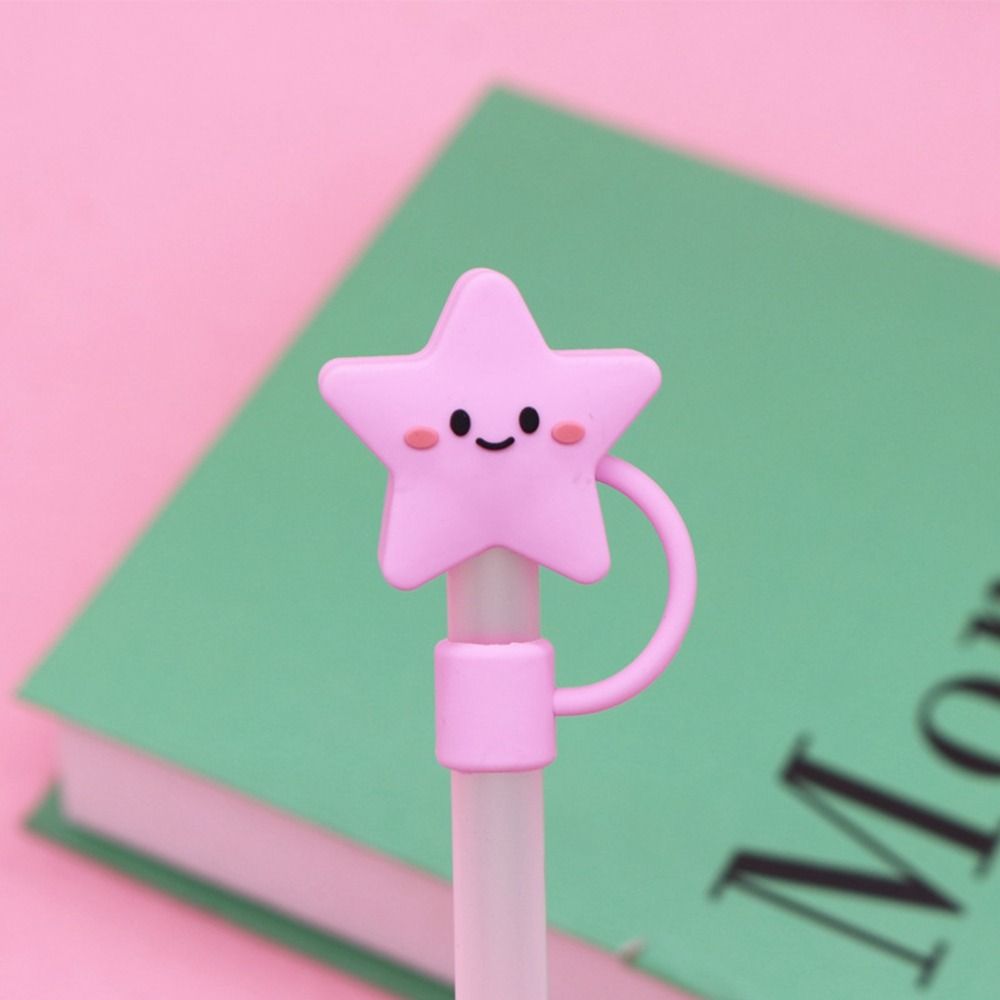 Cup Accessories Silicone Straw Plug Reusable Straw Tips Cover Drinking Dust Cap  Water Glass