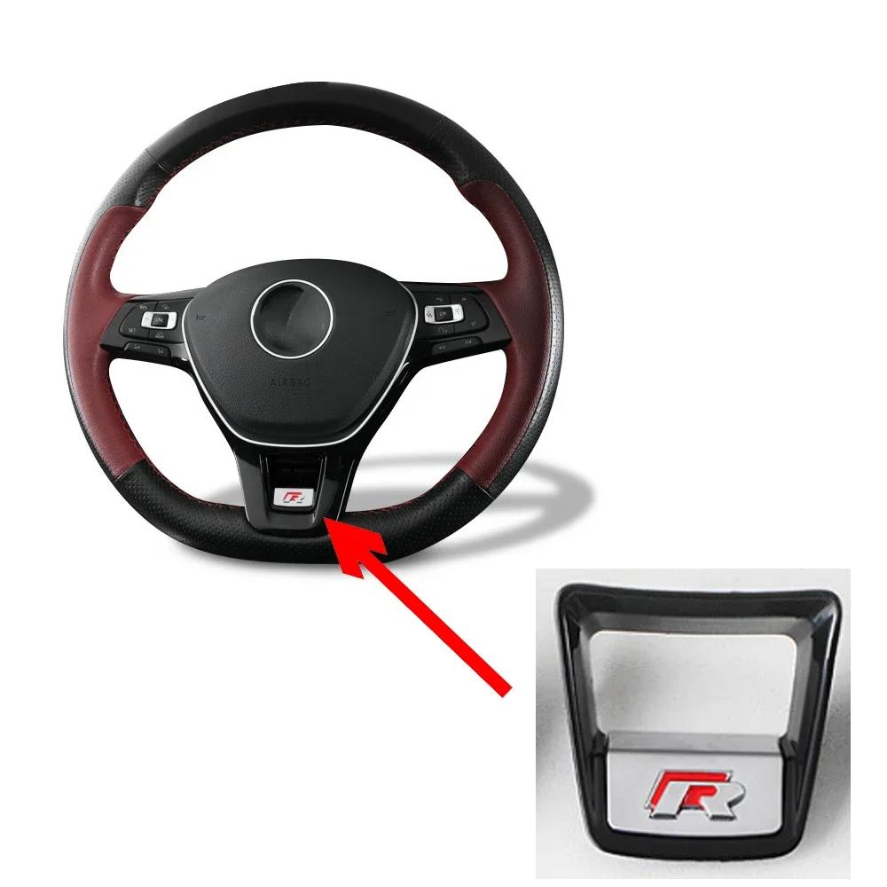 efg1 Car Steering Wheel Logo Emblem Sticker Decals for Volkswagen VW Jetta Touran POLO Golf MK4 MK5 MK7 Tiguan Passat TSI TDI