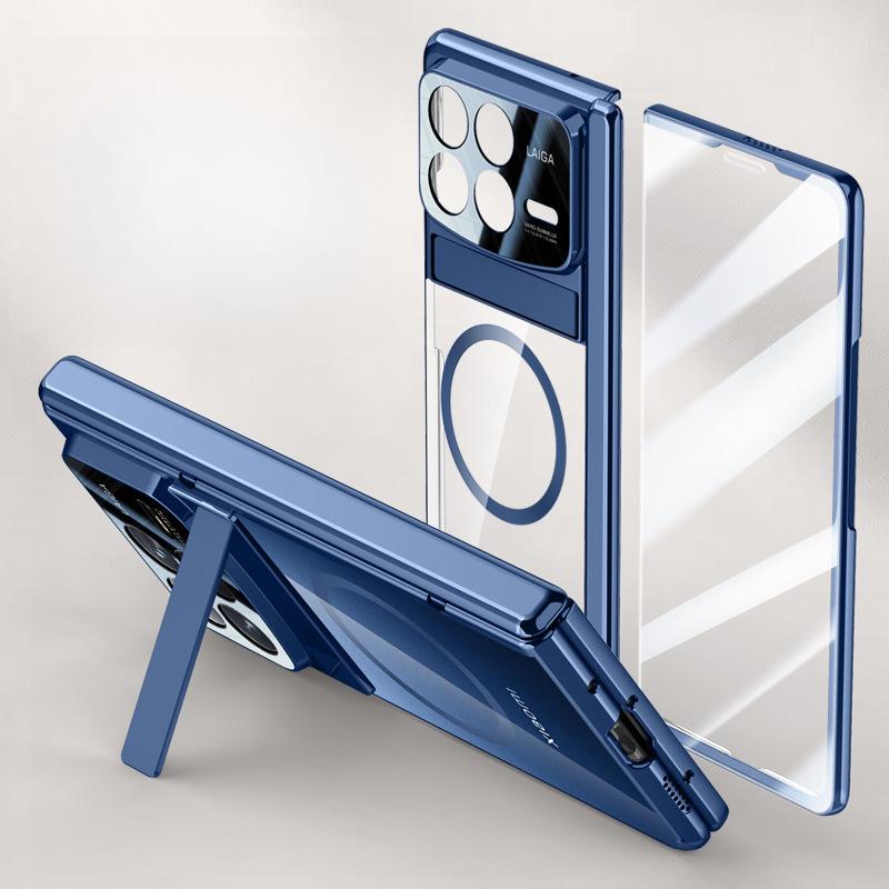 Suitable for Xiaomi Mixfold4 Phone Case, Film, All-in-one Foldable Screen, Anti-drop Stand, Magnetic Attraction, Business Men