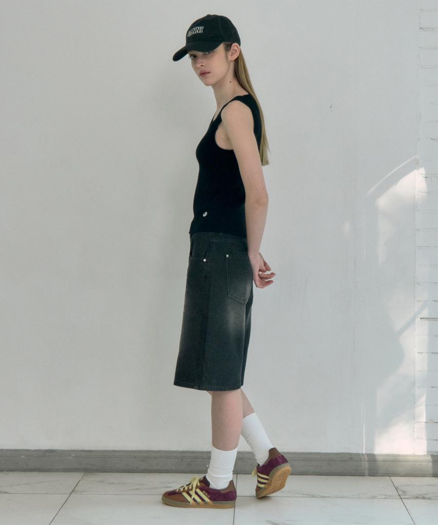 JUCYJUDY Asymmetrical Sleeveless Knit Jzkt321C