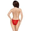Culotte Ouverte Rouge Too Hot To Be Real - PH0125RED - Rouge Couleur : Rouge Taille : M/L