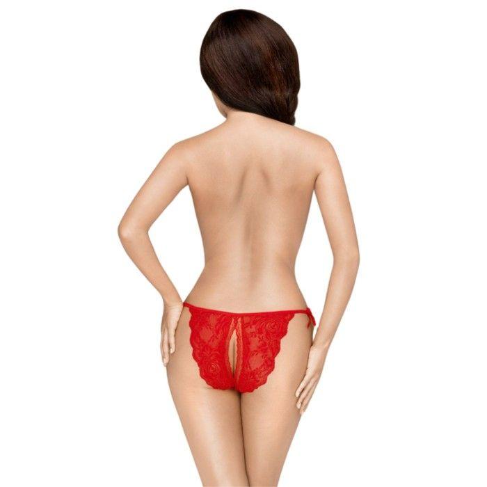 Culotte ouverte rouge Too hot to be real - PH0125RED - Rouge Couleur : Rouge Taille : M/L