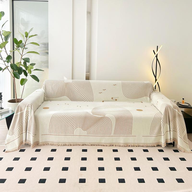 Nordic Tassel Sofa Towel Universal Sofa Blanket Cover Full Cover Sofa Cushion Cover Dust Anti-cat Scratch Furniture Protector