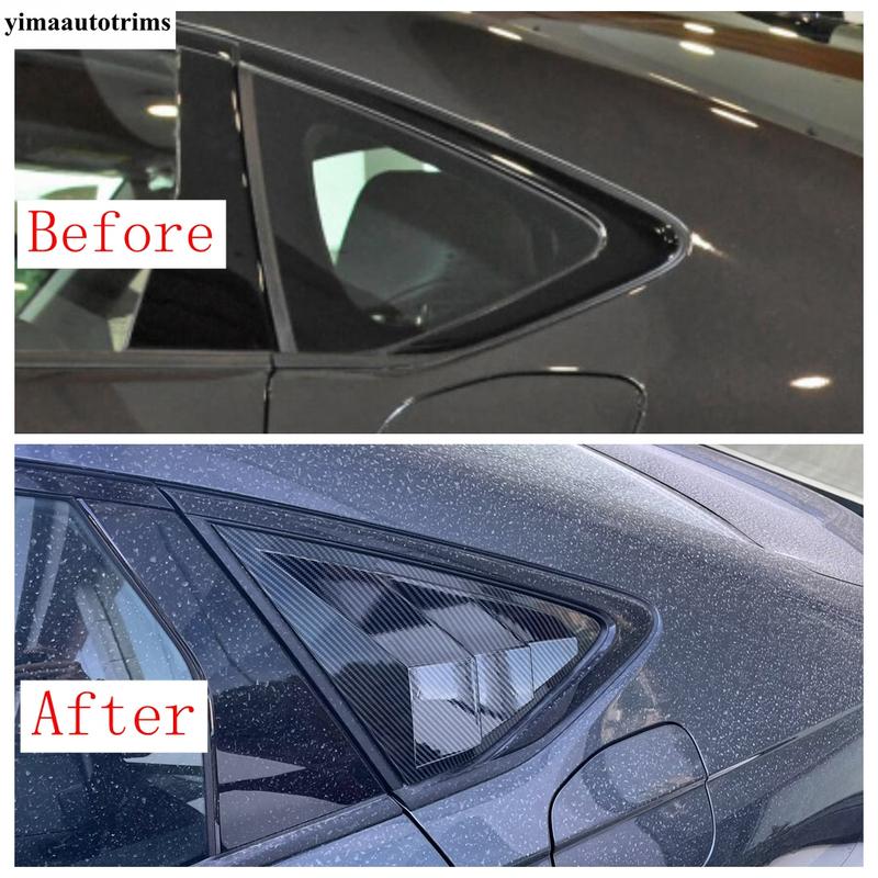 Rear Triangle Window Louver Shutter Shade Blind Side Air Vent Panel Cover Trim Accessories For Honda Accord Sedan 11th 2024