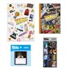 Showa Note Back To the Future Universal Stationery Pack A5 Free A4 Clear File Sticky Stickers 4-Piece Set Notebook, (Single Type), Notes, Film-Style