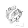 Fashion Fashion Feather Ring Open Titanium Steel Ring Angel Wings Hip Hop Style Stainless Steel Ring Ornament