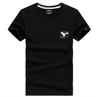S-5XL Large Sizes Men Pure Cotton Short Sleeve T-shirt Man Large Size Streetwear Tee Slim Casual T Shirt