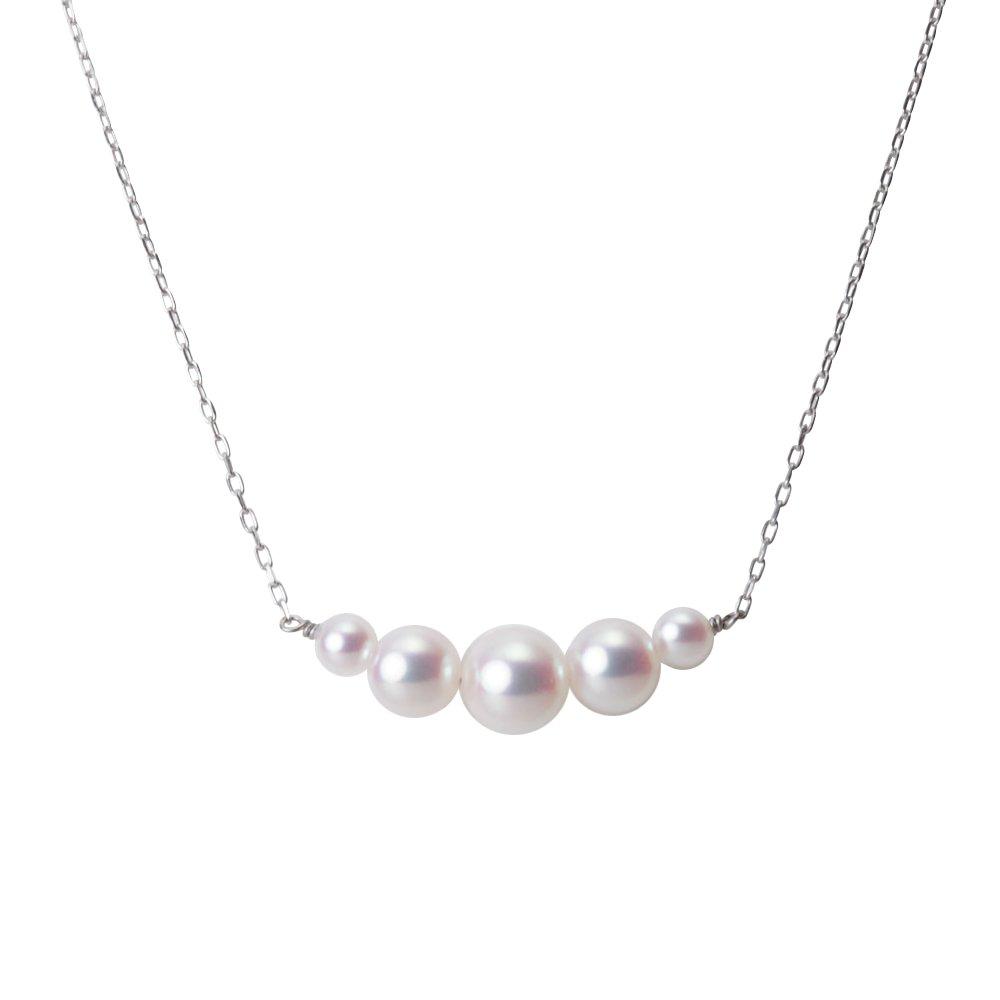 

Кулон з круасанами K18WG Намисто з перлами Намисто з перлами [Moon Label] Жіноче золотий