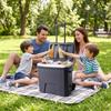 Wheeled Cooler Rugged with Wheels Leak-Resistant for Camping, Picnickers