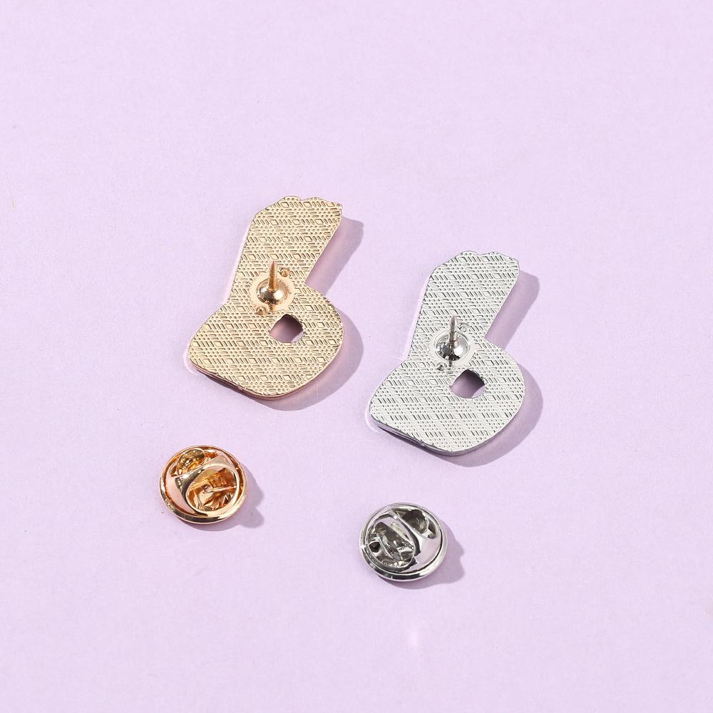 Japanese anime NMR ct cartoon brooch personalized alloy dripping metal badge shirt pin buckle