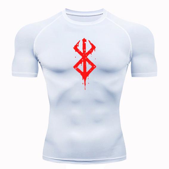 2025 Men's Quick-Dry Running T-Shirt: Breathable, Sweat-Wicking, Tight-Fit Gym Base Layer