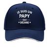 PAPY Vintage for Unisex  Women  Adjustable Snapback Look Je Suis Un Pappy Print Outdoor Fishing  Sandwich Baseball Cap