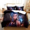 Anime Arcane JinX Duvet Cover Pillowcase Bedding Set 2/3 pieces 3D printed Youth Girls Boys Twin Full Queen/King Size gift