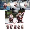 Colorful Cartoon Santa Claus Pendant With Handheld Gun For Fun Holiday Party Decor