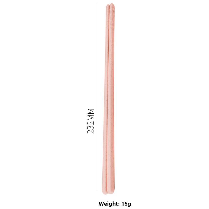 Ensemble de vaisselle portable pliable en blé: Baguettes pliantes créatives, Fourchette, Cuillère, Design en plastique adapté aux étudiants