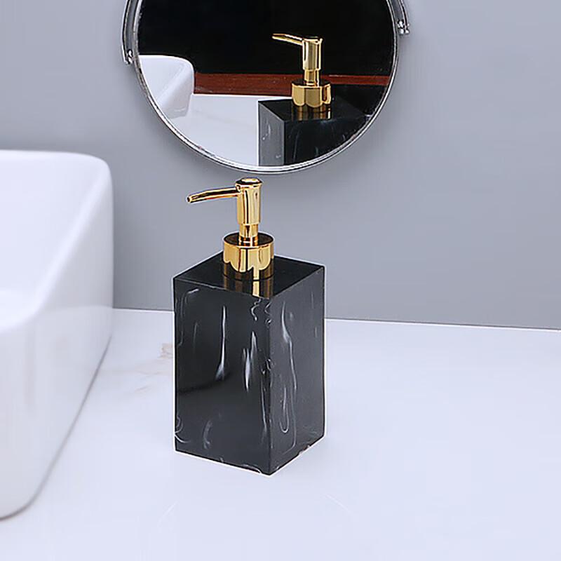 Badezimmer Flüssigseifenspender 3-teiliges Set mit Tablett
