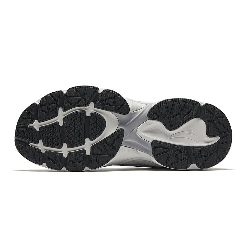 Anta Ta801 Sports Comfortable Non-Slip Wear-Resistant Breathable Low-Top Casual Shoes Men Sneaker Gray Silver 912518803-1