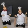 Creative Resin Chef Figurine for Home, Restaurant, or Cafe Decor