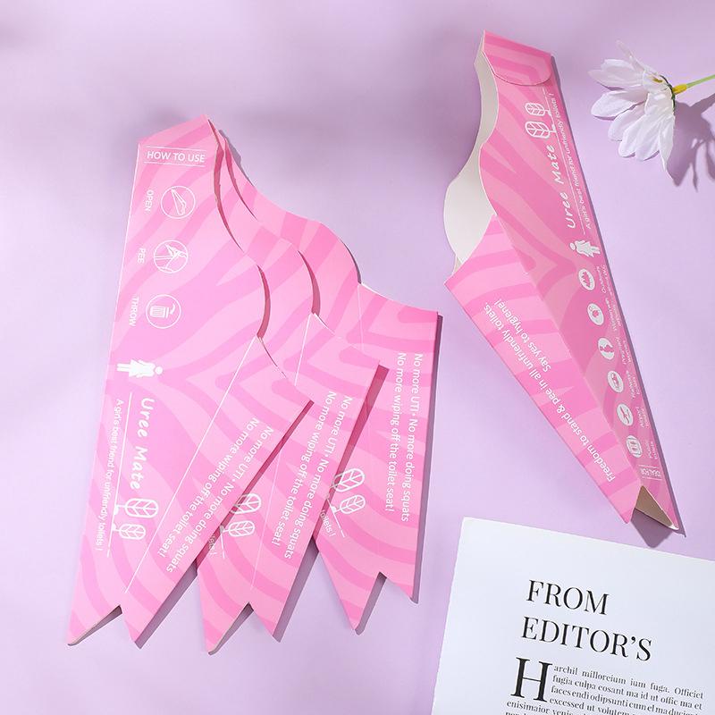 10Pcs Disposable Female Urination Device Women Urinal Funnel For Pregnant Travel Camping Outdoor Portable Standing Pee Paper Cup