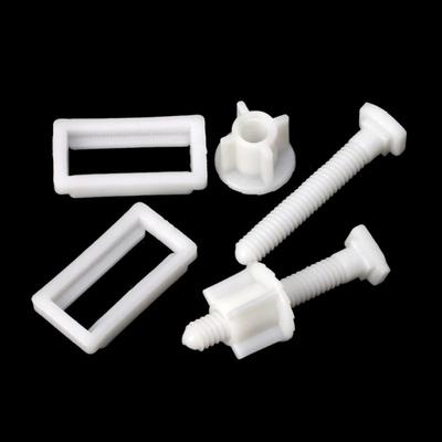 1 Pair Toilet Lid Hinge Repair Bolts Fittings Screws Washers Set Replacement Toilet Lid Seat Cover Plate Replacement Set Screws