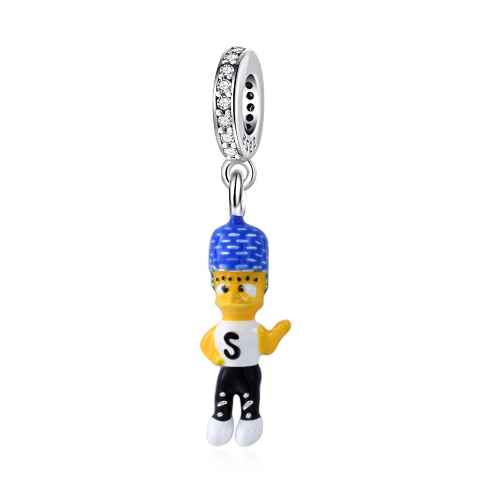 High Quality Fine Copper Metal Compatible With Authentic Original Bracelet High Quality Fine Jewelry Europe Cute Cartoon Doll Series Dangle Charm