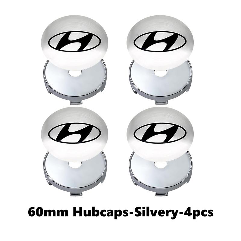 4pcs/set 3D Car Wheel Center Hub Caps Sticker Auto Emblem Wheel Center Cap For Hyundai i10 i20 i30 i40 ix20 ix35 ix55 Venuetgtg5