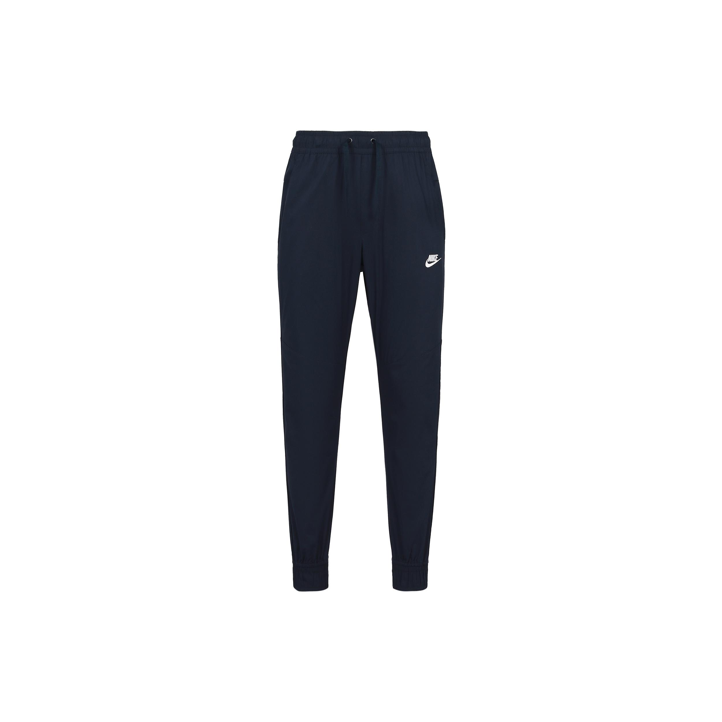 Nike Sportswear Swoosh Woven Bundle Feet Long Pants Navy Blue Men s DA2341-451 M
