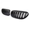 For BMW 6-Series E63 E64 2004-2010 Glossy Black Single Line Style Car Front Bumper Grilles Matte Racing Grill Accessories