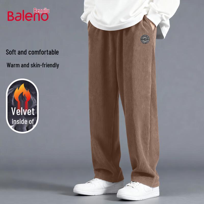 

Baleno Men s Winter Fleece-Lined Straight-Leg Pants XL