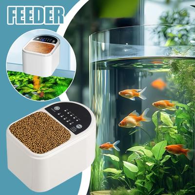 Automatic Fish Feeder For Aquarium Adjustable Auto Feeder For Fish Tank Smart Timer Automatic Feeding Accessories