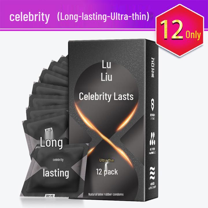 Celebrity Extra Lubricated G-Spot Ribbed Ultra Thin Small Condoms